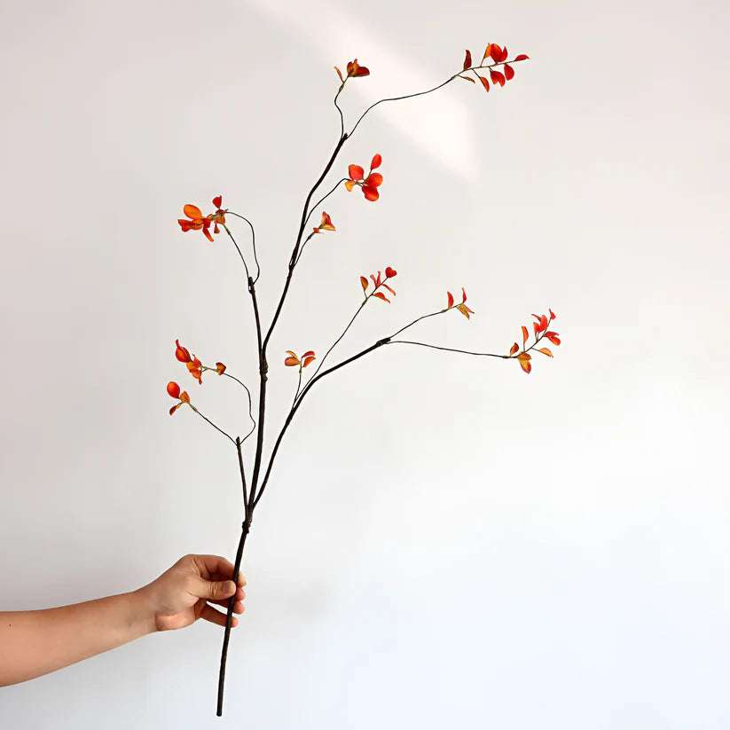 3Pcs Faux Fall Plant Stems and Branches for Vase